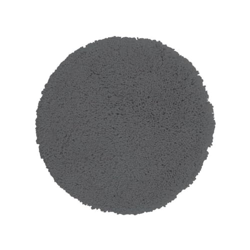 Spirella Round 60, Grey Highland Collection, Shower Mat, 100% Polyester-Microfiber