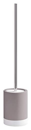 Gedy New Mizar Toilet Brush Toilet, Ceramic, tórtora, 9.7 x 9.7 x 47.5