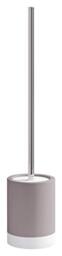 Gedy New Mizar Toilet Brush Toilet, Ceramic, tórtora, 9.7 x 9.7 x 47.5