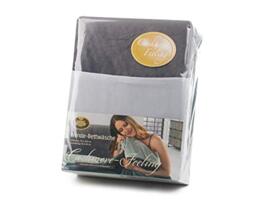 Gözze - Reversible Bed Linen Set, Cashmere Feel, Duvet Cover: 135 x 200 cm, Pillowcase: 80 x 80 cm, Microfibre - Anthracite/Silver