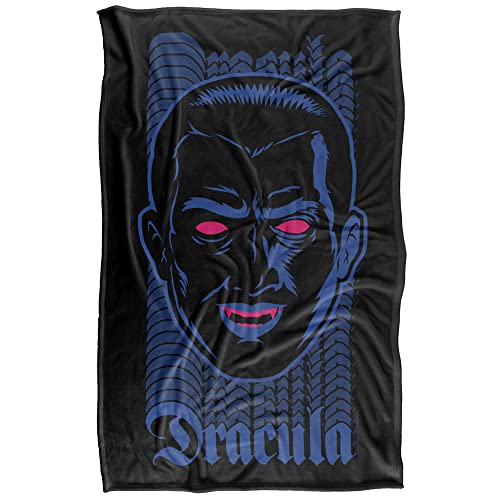 Universal Monsters Dracula Neon Silky Touch Super Soft Throw Blanket 91 x 147 Cm