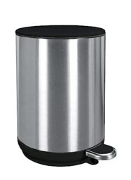 Kleine Wolke Caletto Cosmetic Bin 5 Litres Stainless Steel/ABS Black