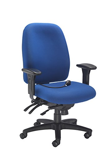 Office Hippo Heavy Duty Ergonomic Office Chair with Back Support, Desk Chair, Back, Seat & Forward Tilt Controls, Lumbar Support Office Chair, Computer Chair Helps Alleviate Back Pain - Royal Blue