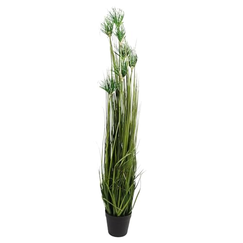 Leaf Design UK Realistic Artificial Grass Plant with Pot