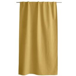 ED ENJOY HOME Eclipse Collection 100% Blackout Curtain with Hidden Tabs, Yellow, 140 x 240 cm, 100% Polyester, Oeko-TEX Certified Fabric