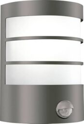 Philips Calgary Outdoor Wall Light with Sensor, Max 25W, E27 Socket, Anthracite