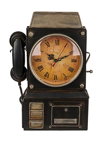Out of the blue Metal Key Ring with Clock - Multicoloured 26 x 35.5 cm