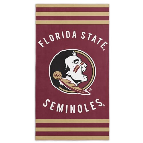 "Northwest NCAA Florida State Seminoles Beach Towel, 30"" x 60"", Stripes"