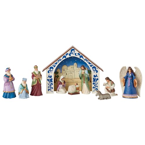 Enesco Jim Shore Nativity Set Of 10 Figurine
