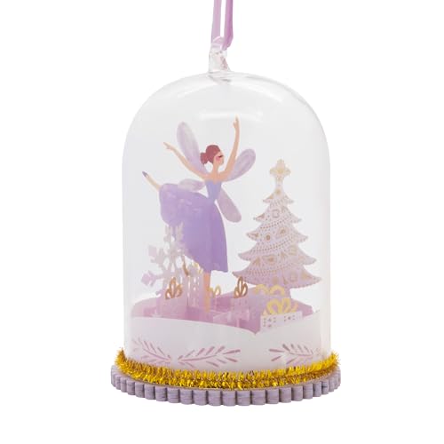 Hallmark Dancing Fairy in a Glass Cloche Keepsake Hanging Ornament, Tree Decoration, Christmas