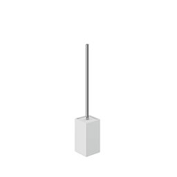 Gedy Queenstown, Dimensions and Weight: 45.6 x 7.8 x 7.8 cm & 0.2 kg, Toilet Made of Eco-Friendly Ceramic, White Finish, Bathroom Brush Design by R&S, 2 Year Warranty, Unica