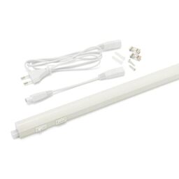 8W LED batten, 900 lumen under-cabinet light, 573mm. Extendable LED light up to 120W. 3 selectable light colors: warm light, natural light, cold light. For kitchens, suspended ceilings, closets,