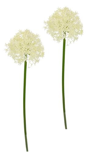 Flair Flower Artificial Flower Allium Decorative Leek Ball Flower Branch Single Flower Stem Flower Floristry Artificial Flowers Accessory for Artificial Flower Bouquets and Bouquets Flower