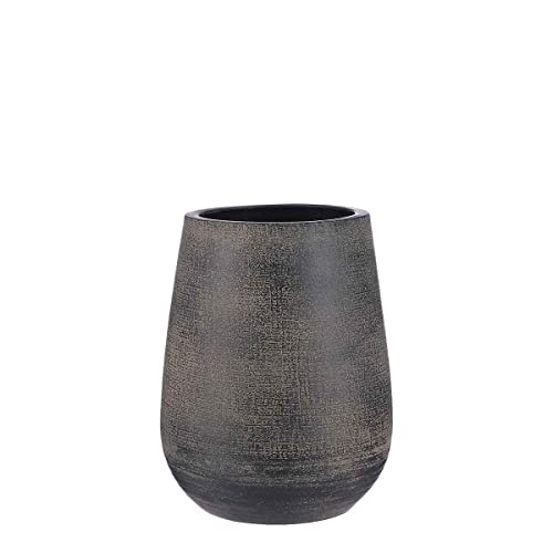 MICA Decorations Victor Vase - H30 x Diameter 25 cm - Terracotta - Dark Brown
