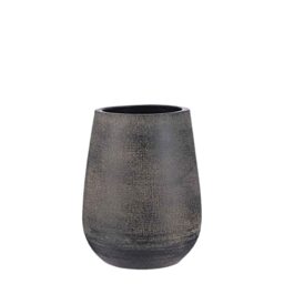 MICA Decorations Victor Vase - H30 x Diameter 25 cm - Terracotta - Dark Brown
