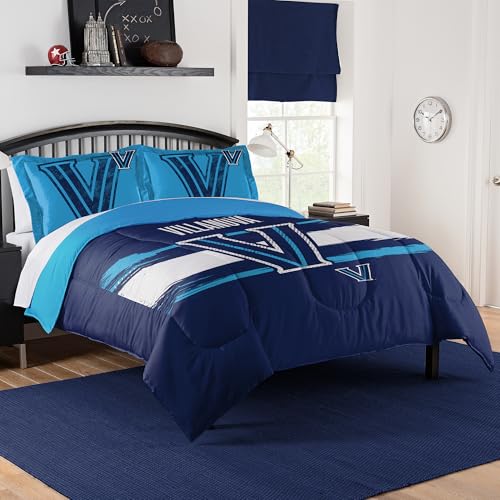 Villanova Wildcats Comforter Set ??? Wildcats Bedding for Dorms, Guest Rooms, RVs, Tailgates & Villanova Game Day Decor, Full/Queen