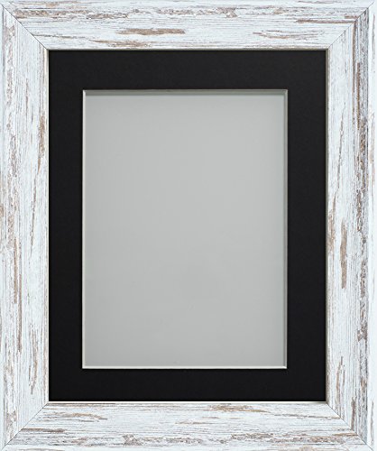 Frame Company Lynton Driftwood Photo Frame with Black Mount, 7x5 for 6x4 inch, fitted with perspex