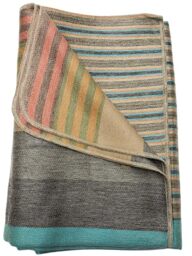 "DAVLINA, Alpaca Wool Throw Blanket - 67"" x 95"" - Super Soft, Lightweight, Breathable and Hypoallergenic - Non-Itchy or Scratchy"