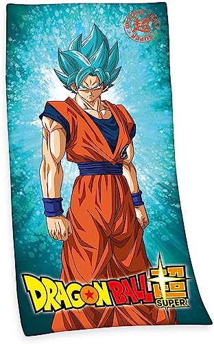 Herding Dragon Ball Super Bath Towel, 150 x 75 cm, Cotton, Multi-Colour