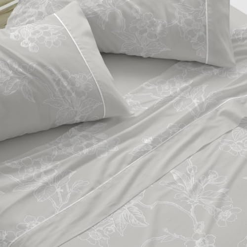 Burrito Blanco - Bed Sheet Set 100% Cotton Bed 200 Greige