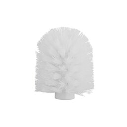 axentia 282294 Replacement Brush Head, Replacement of Toilet Fittings, Replacement Part for Brush and Holder, Bathroom Accessory with Thread, Approx. 7.5 x 7.5 x 9.5 cm, Changeable, White