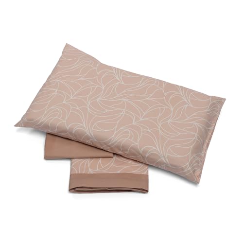 Foppapedretti Notte & Natura Complete Bedding Set, Top Sheet, Fitted Sheet and Pillowcase Fishing Wave 100% Cotton, Made in Italy