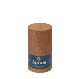 Spaas Metallic Pillar Candle 70/130 mm, Bronze