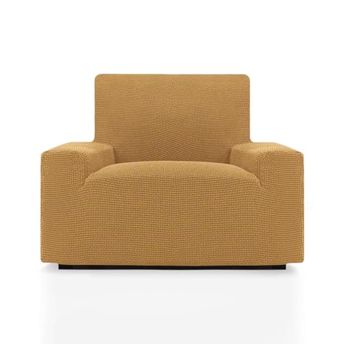 ECOMMERC3 - Sofa Cover Size 1 Seater 70-110 cm New Sofa Effect - Yellow Sofa Cover Easy Installation Fit