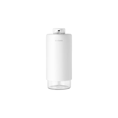 Brabantia SinkStyle Soap Dispenser ??? Stylish Pump Dispenser for Hand Soap and Washing Up Liquid ??? Organiser, Corrosion-Resistant, Mineral Fresh White, 200 ml