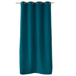 ED Enjoy Home - Curtain - Polyester - 135 x 240 cm - Duck Blue - Nordica Collection - Ready to Hang - Washable at 30 °C - For All Rooms - Bedding - Curtains