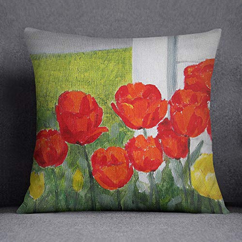 Bonamaison Decorative Cushion Cover, Throw Pillow Case, Size: 45X45 Cm - Designed and Manufactured in Turkey
