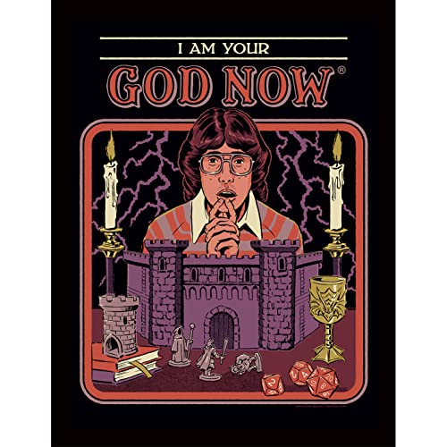 Pyramid International Steven Rhodes Framed Print (I Am Your God Now Design) 30cm x 40cm - Official Merchandise
