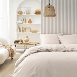 ESSIX Duvet Cover Cotton Cream 140 x 200 cm