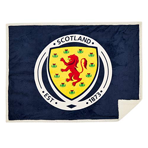 Scottish FA Scotland Tartan Army Official Licensed Football Bedding Duvet Set (Fleece Blanket)