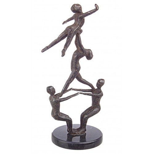 Bizzotto AREL Ornament, Metal, Silver, 43 x 42.5 x 42 cm