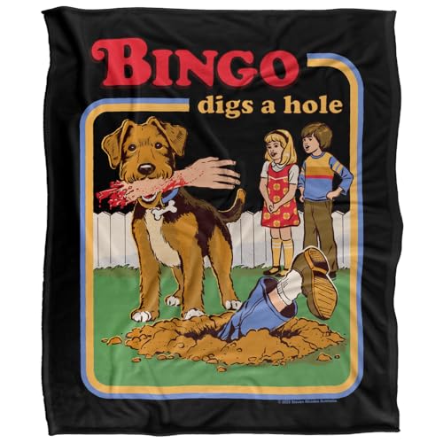 Steven Rhodes Bingo Digs A Hole Silky Touch Super Soft Throw Blanket 152 X 127 Cm