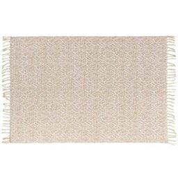 Douceur d'Intérieur, Kalinda Rectangular Rug, White, 120 x 170 cm