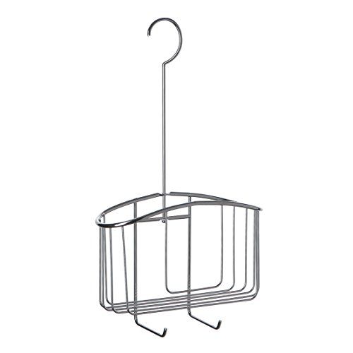 TATAY Shower Caddy 100% Stainless Steel - Resists Humidity and Corrosion - Easy No-Drill Installation - Modern - Hanging Shower Basket with Efficient Drainage - Easy to Clean - 22.5x8.5x40cm - Metal