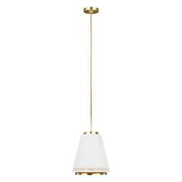 Elstead Lighting Pendant, Alloy Steel, Matte White