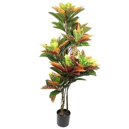 Leaf Artificial Codiaeum Multicoloured House Plant