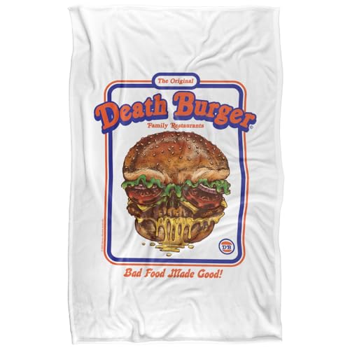 Steven Rhodes Deathburger Silky Touch Super Soft Throw Blanket 91 X 147 Cm