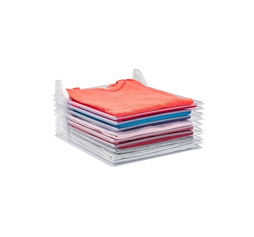 tempo di saldi Folding Storage System for Wardrobe Drawers, Ten Pieces, Transparent