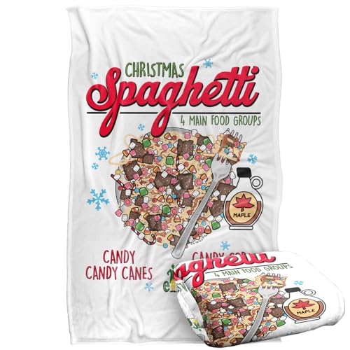 Elf Christmas Spaghetti Silky Touch Super Soft Throw Blanket 91 x 147 Cm