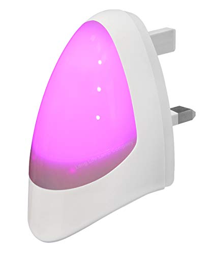 Pink Automatic LED Night Light Plug in Dusk 2 Dawn Sensor