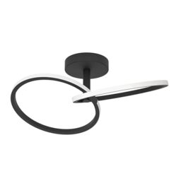 Eglo LED Ceiling Light Congiunti, Ring Flush Mount lamp for Living Room