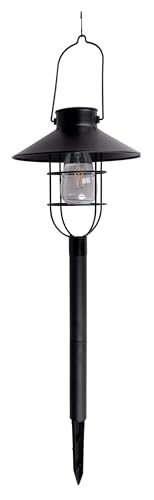 GRUNDIG Solar Garden Lamp - 21.8 x 21.8 x 64 cm - Garden Lighting - LED Lighting - Charging with Solar Energy