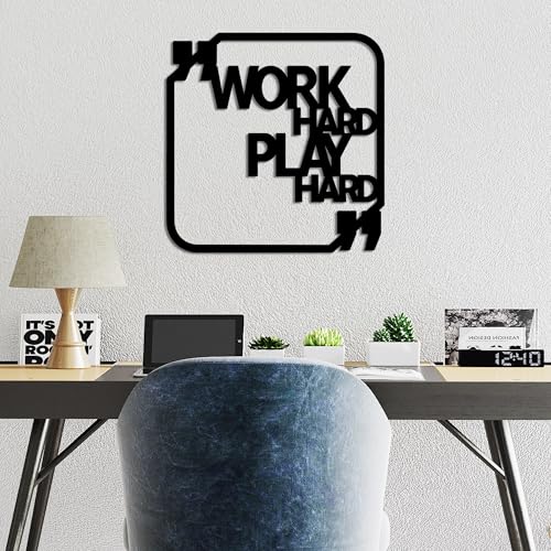 Stylish Black Decorative Metal Wall Accessory, 50 x 50 cm, 100% Metal, 1.5 mm Thickness, Lightweight (0.91 kg), Perfect for Modern Home Decor
