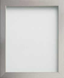 Frame Company Connolly Range Silver Wooden Picture Photo Frame, 20x16 inch *Choice of Sizes* Fitted with Real Glass