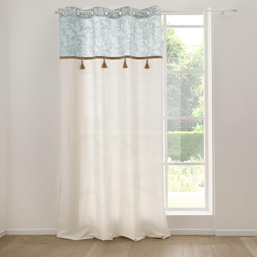 Douceur d'Intérieur, Hera Eyelet Curtain 140 x 240 cm Cotton/Polyester with Top
