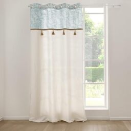 Douceur d'Intérieur, Hera Eyelet Curtain 140 x 240 cm Cotton/Polyester with Top